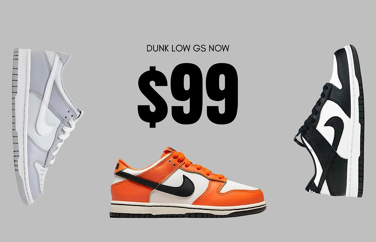 Solestreet Now $99 Dunks GS-Panda, Wolf Grey and Halloween in store and on-line for a limited time